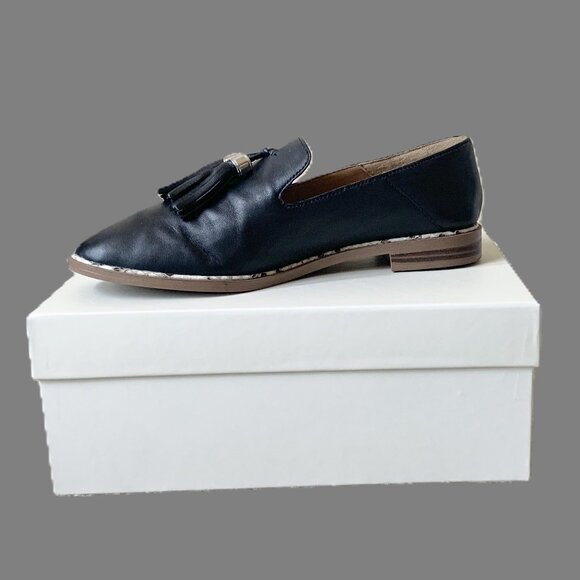 EUC Franco Sarto Hadden Leather Loafers, Black, Size 7.5 - Picture 5 of 12